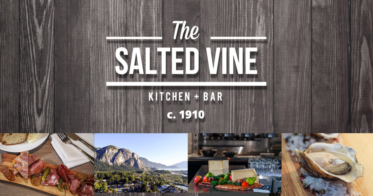 Menu Salted Vine Kitchen + Bar Restaurant Squamish BC
